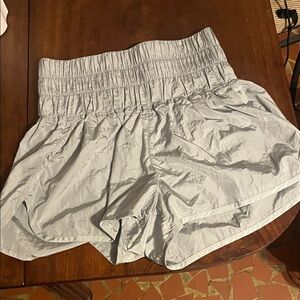 fp movement Women's Athletic Shorts in Light Gray small